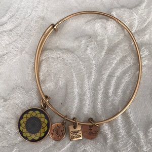 Alex and Ani Sunflower Charity Bracelet